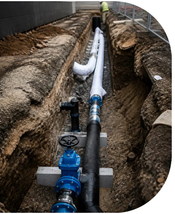 Реконструкция водопровода в Сургуте для домов и объектов
